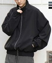 Confirm コンファーム ビッグシルエット スタンドネックブルゾン フルジップジャケット ユニセックス おしゃれ かっこいい ブランド
