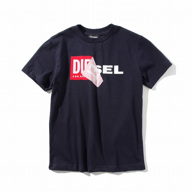 DIESEL ディーゼル Tシャツ カットソー 男の子 ブランド 子供服 こども服 おしゃれ かっこいい かわいい キッズ【正規輸入品】