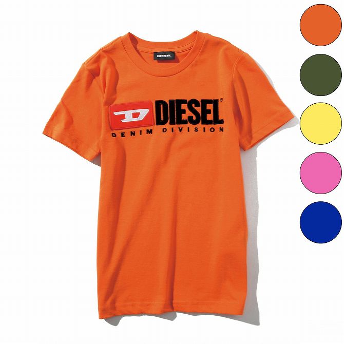 DIESEL ディーゼル プリント 半袖Tシャツ 男の子 カットソー ブランド 子供服 こども服 おしゃれ かわいい キッズ【正規輸入品】