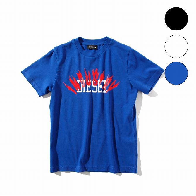 DIESEL ディーゼル 半袖 Tシャツ コットン カットソー 男の子 ブランド 子供服 こども服 おしゃれ かっこいい かわいい キッズ【正規輸入品】のサムネイル