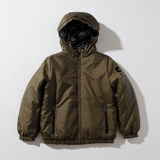 楽天SHIFFON 公式ストアDIESEL ディーゼル フーディーブルゾンリバーシブルジャケット ブランド 子供服 こども服 おしゃれ かっこいい かわいい キッズ【正規輸入品】