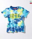 DIESEL ディーゼル Baby ブランドロゴ半袖Tシャツカットソー 男の子 女の子 子供服 こども服 キッズ ベビー服 赤ちゃん おしゃれ かっこいい かわいい ブランド【正規輸入品】