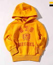 DIESEL ディーゼル ブランドロゴ長袖フーディーパーカー 男の子 女の子 子供服 こども服 キッズ おしゃれ かっこいい かわいい ブランド