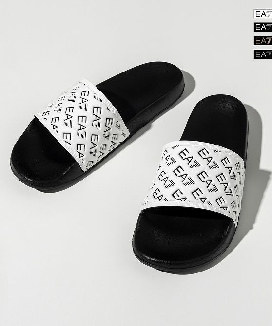 EMPORIO ARMANI EA7 イーエーセブン エンボスロゴシャワーサンダル メンズ おしゃれ かっこいい ブランド