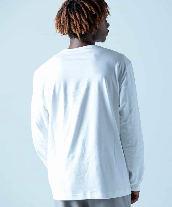 EA7 イーエーセブン TRAIN LOGO SERIES M OVERSIZE LOGOLS TEE CO/ロングTシャツ/ロゴ/長袖/クルーネック メンズ おしゃれ かっこいい ブランド