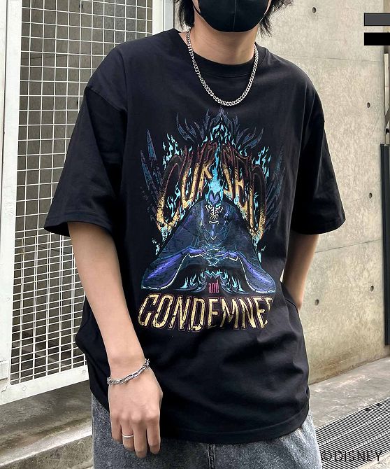 ILL'S イルズ Disney ディズニー Villains ヴィランズ ヴィンテージライク ピグメント加工 ビッグシル..