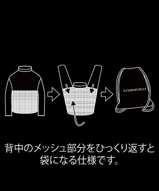 LUXEAKMPLUS リュクスエイケイエムプラス ゴルフ ボタニカル2wayパーカー フーディー メンズ おしゃれ かっこいい ブランド ゴルフウェア スポーツウェア GOLF