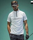 LUXEAKMPLUS リュクスエイケイエムプラス ゴルフ 配色ハーフジップ半袖モックネックTシャツ メンズ おしゃれ かっこいい ブランド ゴルフウェア スポ...