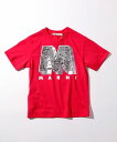 MARNI マルニ ブランドロゴ半袖Tシャツカットソー トップス 女の子 子供服 こども服 キッズ おしゃれ かっこいい かわいい ブランド【正規輸入品】