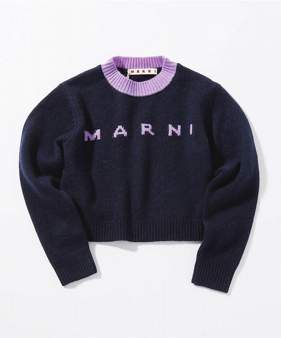 楽天市場】MARNI マルニ Kids & Junior ブランドロゴ 長袖 ニット 