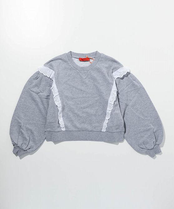 MAX&Co. マックス アンド コー レーススウェットプルオーバー 女の子 子供服 こども服 キッズ おしゃれ..