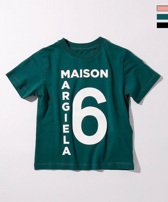 楽天SHIFFON 公式ストアMM6 Maison Margiela エムエム6 メゾン マルジェラ ブランドロゴ半袖Tシャツカットソー 女の子 子供服 こども服 キッズ おしゃれ かっこいい かわいい ブランド