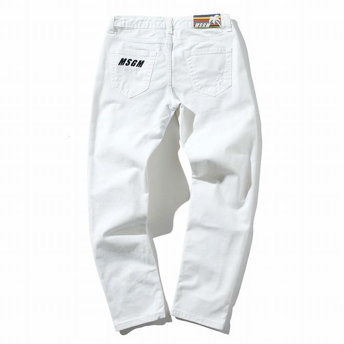 オープニング大放出セール Msgm エムエスジーエム ストレッチ デニム パンツ ズボン ボトムス ブランド 子供服 こども服 かっこいい かわいい キッズ 人気ブランドを Tradrecipe Com