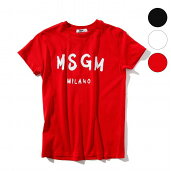 MSGMエムエスジーエムロゴ半袖TシャツT-SHIRT男の子女の子ブランド子供服こども服おしゃれかっこいいかわいいキッズ