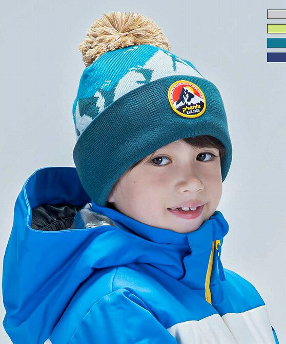 楽天SHIFFON 公式ストアPhenix フェニックス Snow Mountain Junior Knit Hat スノー マウンテン ジュニア ニット ハット 帽子 キャップ 男の子 キッズ おしゃれ かっこいい ブランド アウトドア レジャー スポーツウェア スキーウェア スノボウェア