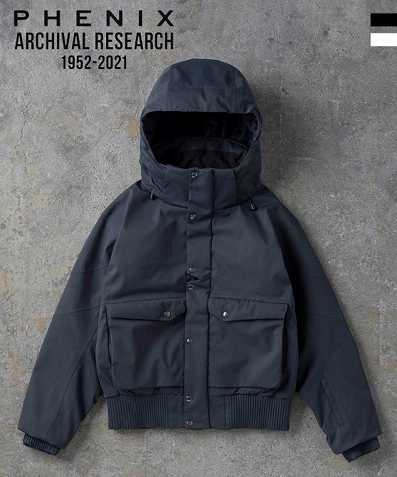 PHENIX ARCHIVAL RESEARCH Authentic Ski Jacket フェニックス アーカイバル リサーチ オーセンティック スキー ジャケット アウター メンズ おしゃれ かっこいい ブランド アウトドア レジャー スポーツウェア スキーウェア スノボウェア 1