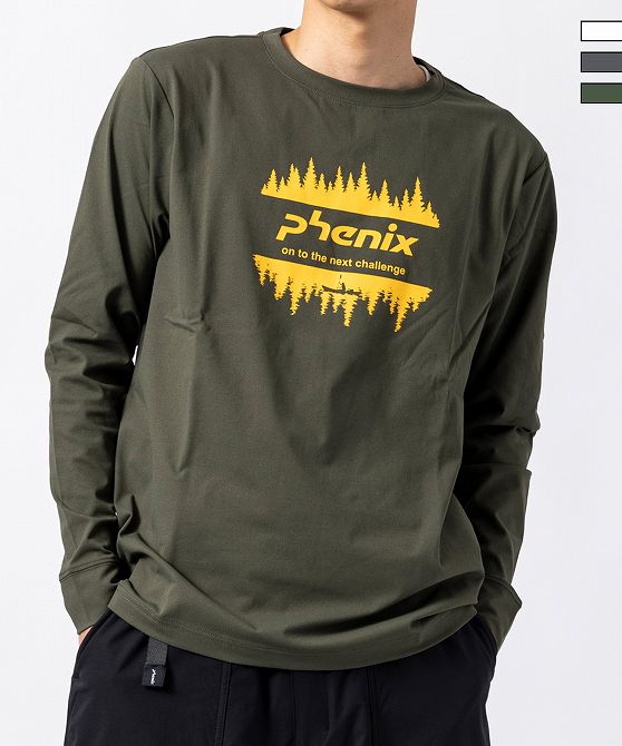 樂天商城 - phenix outdoor フェニックスアウトドア フェニックスロングスリーブTシャツ 長袖 ロンT ユニセックス レジャー メンズ おしゃれ かっこいい ブランド