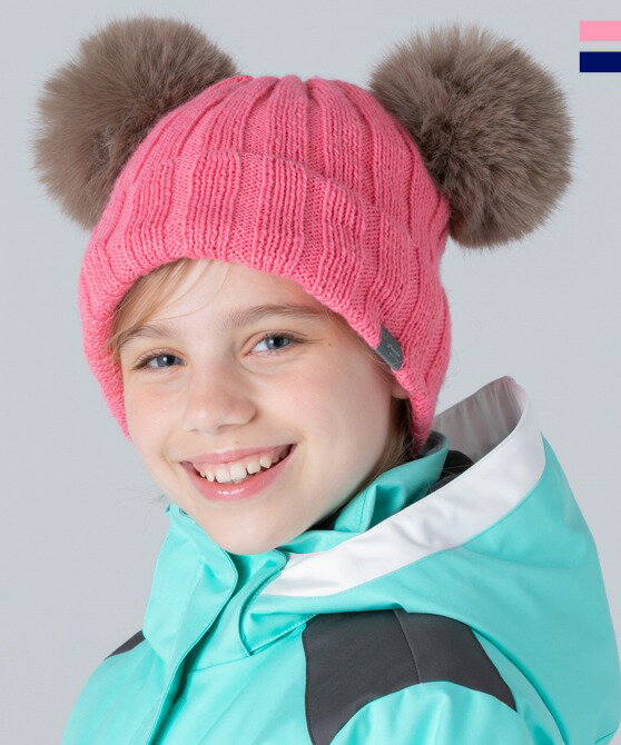 phenix フェニックス Low Gauge Double Pompon Watch Hat ローゲージダブルポンポンニットハット キッ..