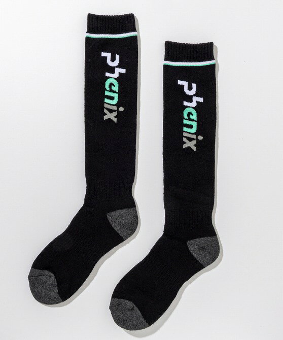 SHIFFON 公式ストアのphenix フェニックス Color Block Logo Ski Socks カラーブロックロゴスキーソックス メンズ スキーウェア おしゃれ かっこいい ブランド アウトドア レジャー スポーツウェア スノボウェア｜アングル2