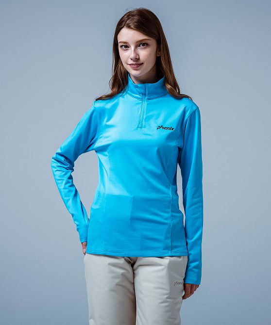 phenix フェニックス Basic Set-in Sleeve 1/2 Zip Tee ベーシックセットインスリ...