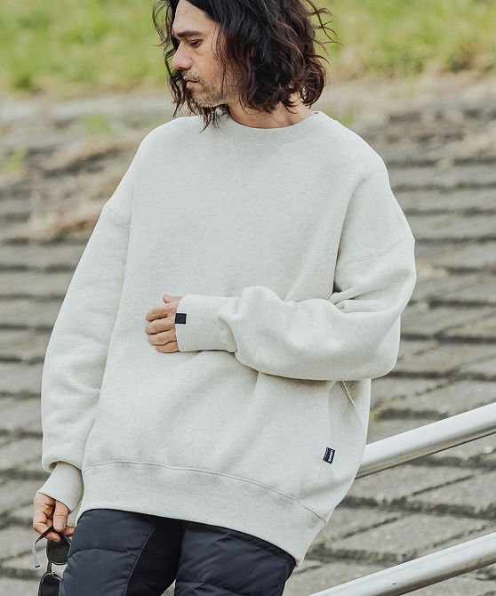 +phenix プラスフェニックス FUNCTIONAL HEAVY WEIGHT CREW NECK SWEAT ヘビーウェイト クルーネック スウェット メンズ おしゃれ かっこいい ブランド アウトドア レジャー スポーツウェア