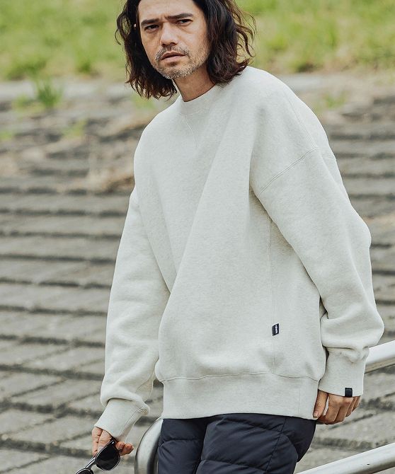 +phenix プラスフェニックス FUNCTIONAL HEAVY WEIGHT CREW NECK SWEAT ヘビーウェイト クルーネック スウェット メンズ おしゃれ かっこいい ブランド アウトドア レジャー スポーツウェア