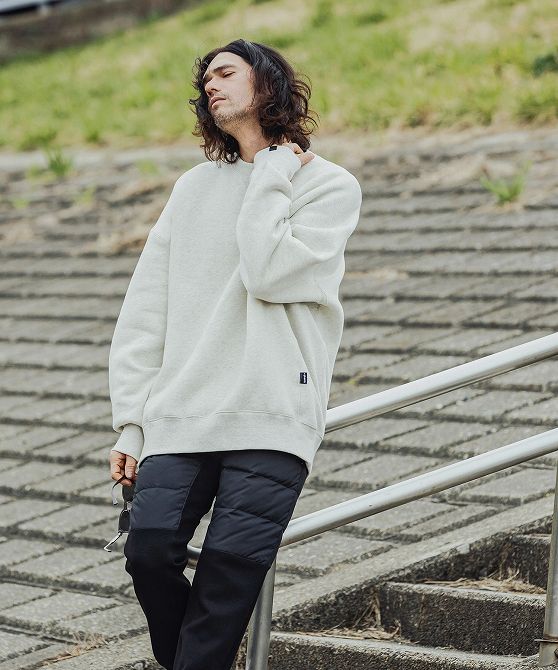 +phenix プラスフェニックス FUNCTIONAL HEAVY WEIGHT CREW NECK SWEAT ヘビーウェイト クルーネック スウェット メンズ おしゃれ かっこいい ブランド アウトドア レジャー スポーツウェア
