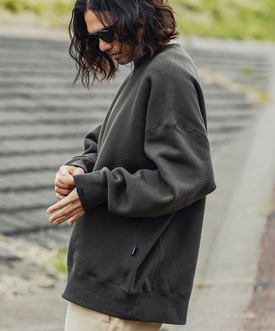 +phenix プラスフェニックス FUNCTIONAL HEAVY WEIGHT CREW NECK SWEAT ヘビーウェイト クルーネック スウェット メンズ おしゃれ かっこいい ブランド アウトドア レジャー スポーツウェア