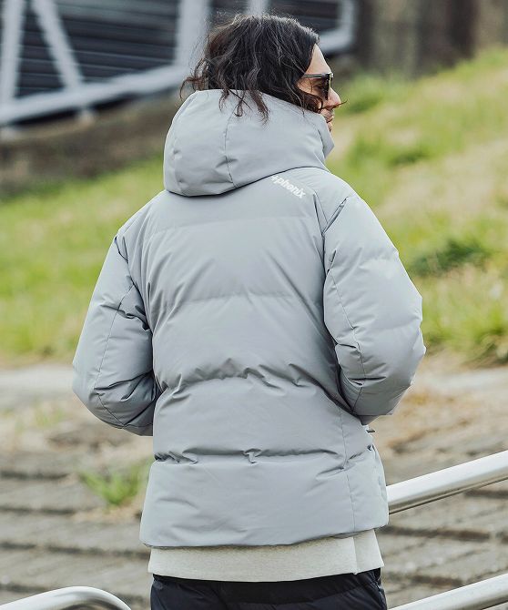 楽天市場】+phenix プラスフェニックス FUSED QUILTING DOWN JACKET