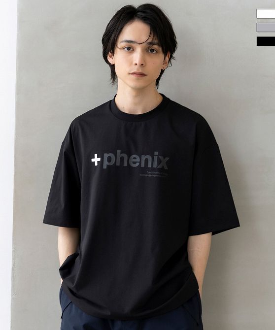 +phenix プラスフェニックス Outlast MIRRORED GRAPHIC SHORT SLEEVE TEE ミラードグラフィック ショートスリーブTシャツ メンズ おしゃれ かっこいい ブランド アウトドア レジャー スポーツウェア