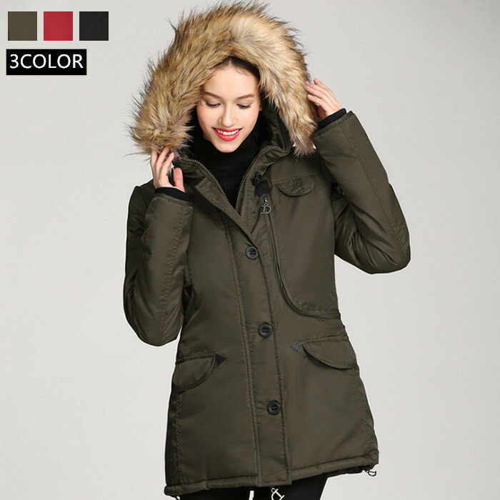 細見え ショート丈 フェイクダウンコート アウター モッズコートジャケット 中綿ブルゾン レディース ダウンジャケット フード付き 中綿 エコダウン ジャケット レディース Blissfellowsフード付中綿入り 中綿 中綿入り 防寒 ジャケット レディースショート レディース