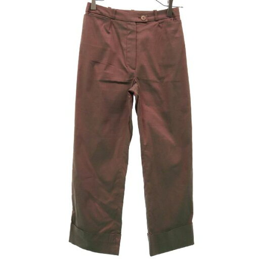 古着 TARA JARMON タラジャーモン ロングパンツ 36 ブラウン レディース 【中古】 【PD】 古着 TARA JARMON タラジャーモン ロングパンツ 36 ブラウン レディース 【中古】 【PD】
