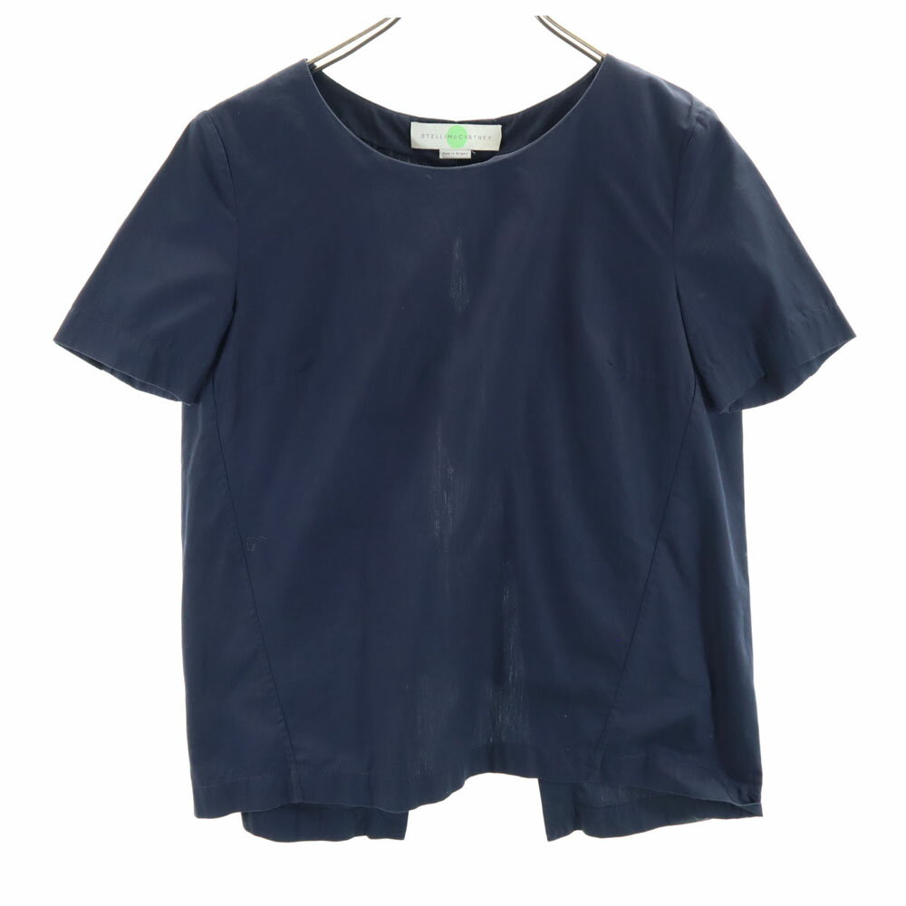 樂天商城 - 古着 STELLA McCARTNEY ステラマッカトニー 半袖 ブラウス 36 ネイビー レディース 【中古】