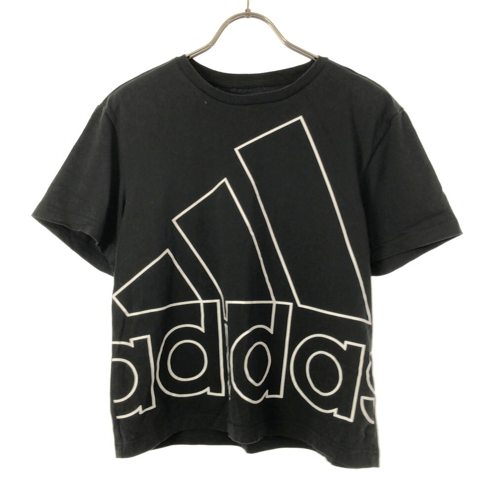 古着 adidas アディダス 半袖 Tシャツ S ブラック レディース 【中古】 【PD】