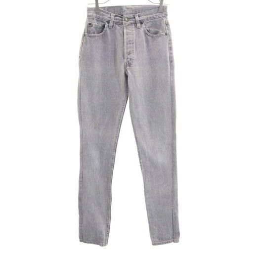 古着 Levi's リーバイス 90s USA製 ブラックデニム 先染め デニムパンツ W28 グレー ジーンズ レディース 【中古】 古着 Levi's リーバイス 90s USA製 ブラックデニム 先染め デニムパンツ W28 グレー ジーンズ レディース 【中古】