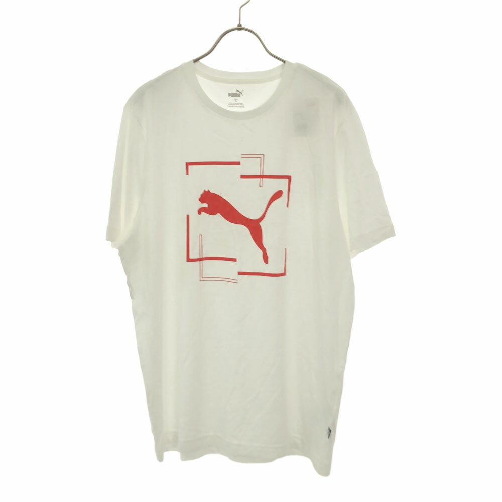 古着 未使用 PUMA プーマ 未使用 半袖 Tシャツ XL ホワイト タグ付き メンズ 【中古】 【PD】