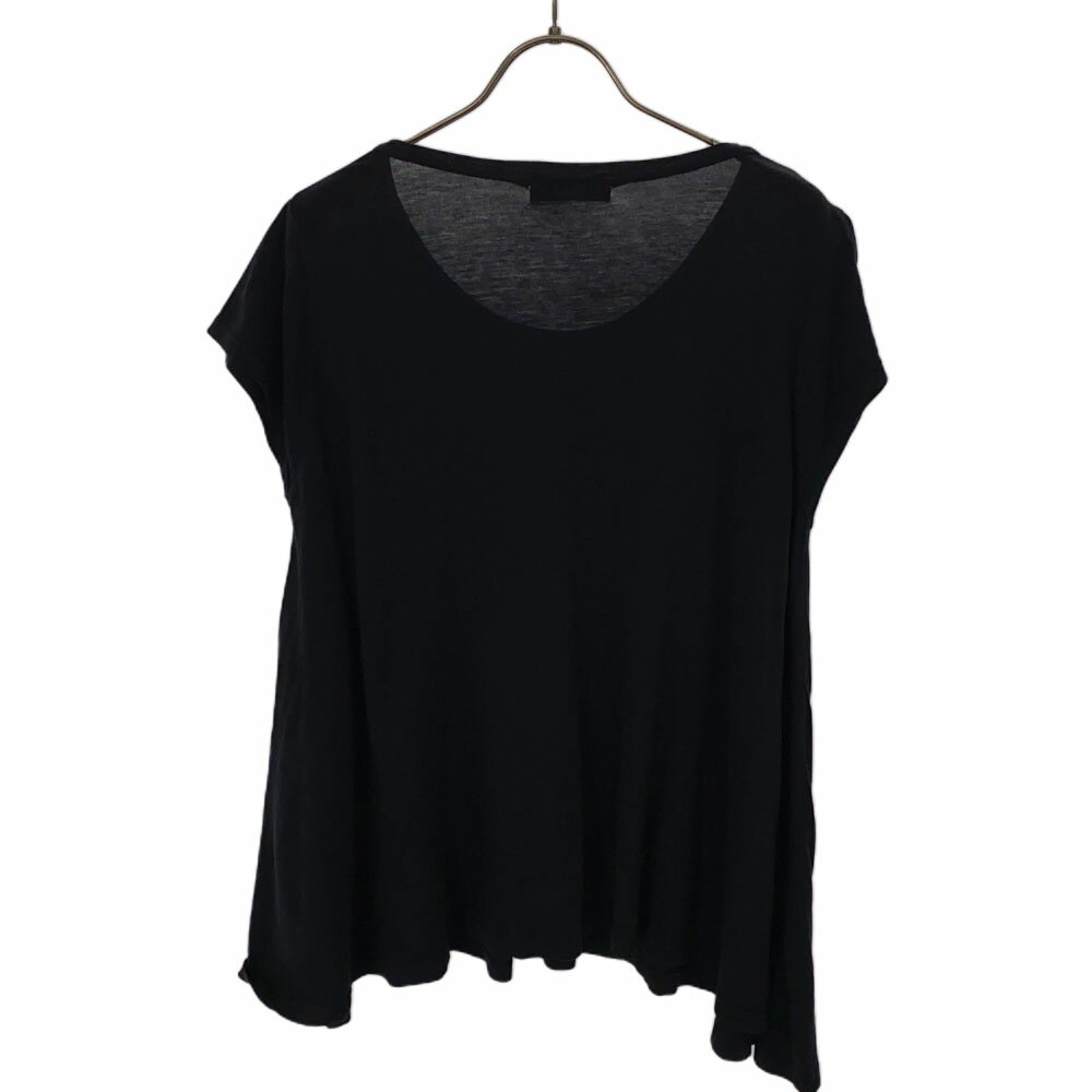 古着 アースミュージックアンドエコロジー earth music&ecology ラビット プリント 半袖 Tシャツ ブラック レディース 【中古】