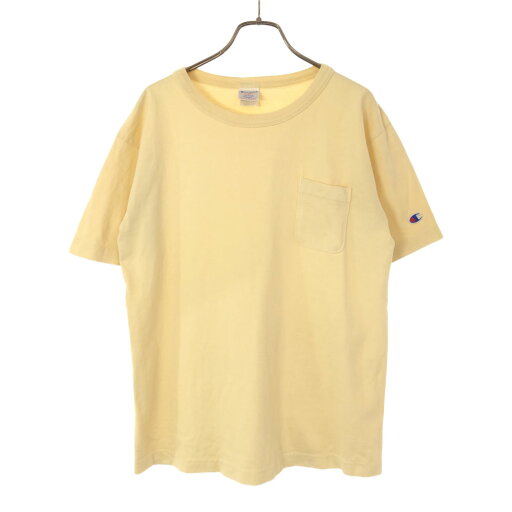 古着 チャンピオン Champion USA製 半袖 Tシャツ M イエロー系 ポケT レディース 【中古】 古着 チャンピオン Champion USA製 半袖 Tシャツ M イエロー系 ポケT レディース 【中古】