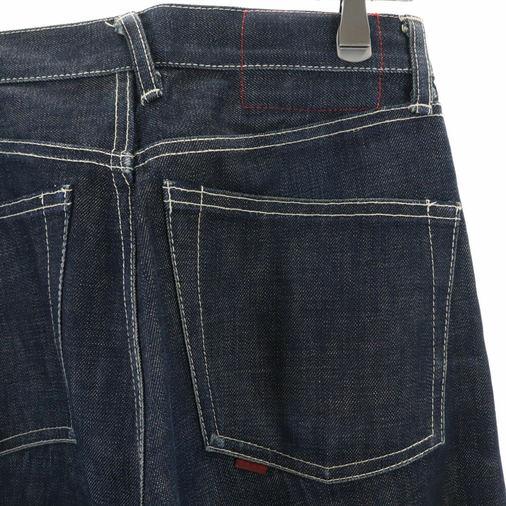 古着 バイミスターティー BYEMRT デニムパンツ W27 インディゴ ジーンズ ボタンフライ メンズ 【中古】