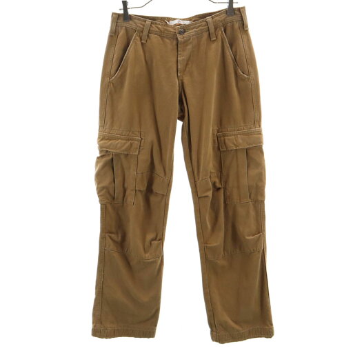 古着 Joie ジョア USA製 カーゴパンツ 27 ブラウン ボタンフライ メンズ 【中古】 古着 Joie ジョア USA製 カーゴパンツ 27 ブラウン ボタンフライ メンズ 【中古】