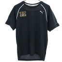 古着 プーマ PUMA ランニング 半袖 Tシャツ S ブラック メンズ 【中古】