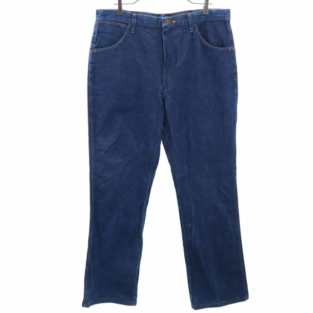 古着 Wrangler ラングラー デニムパンツ W38 インディゴブルー ジーンズ メンズ 【中古】