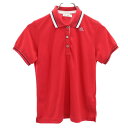 古着 アディダス adidas 日本製 ゴルフ 半袖 ポロシャツ S レッド系 レディース 【中古】