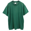 古着 Hanes ヘインズ 90s USA製 オールド バックプリント 半袖 Tシャツ L グリーン メンズ 【中古】 【PD】(4)
