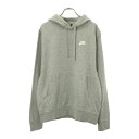 古着 ナイキ NIKE 長袖 スウェットパーカー S グレー メンズ 【中古】