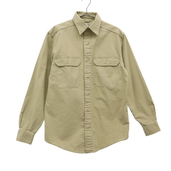 エルエルビーン アウトドア 長袖 ワークシャツ XS グリーン L.L.Bean メンズ 【中古】 【231107】 【PD】