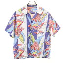 古着 サンサーフ レーヨン アロハシャツ