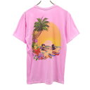 ステューシー バックプリント 半袖 Tシャツ S ピンク系 STUSSY メンズ 【中古】 【240411】 メール便可