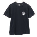 ステューシー ア ベイシング エイプ コラボ 半袖 Tシャツ S ブラック STUSSY A BATHING APE メンズ 【中古】 【240404】 メール便可