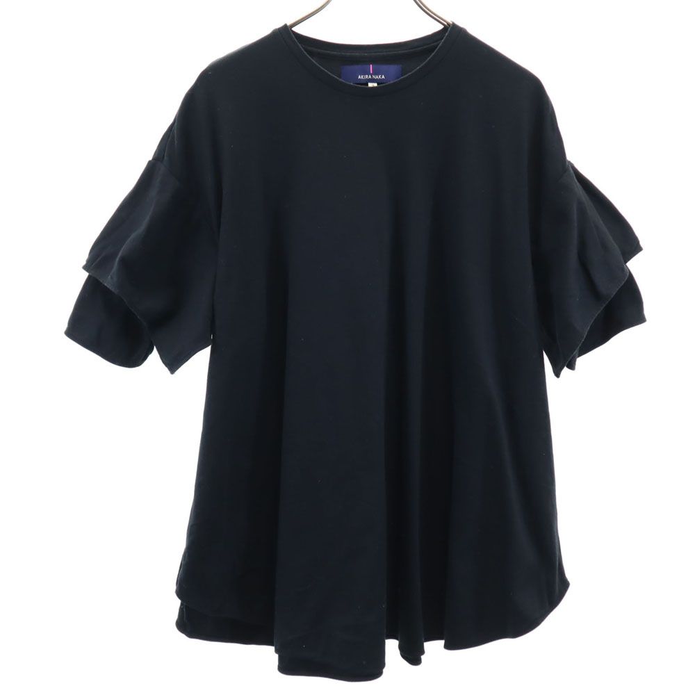 古着 AKIRANAKA アキラナカ カットソー チュニック 2 ブラック Tシャツ レディース 【中古】